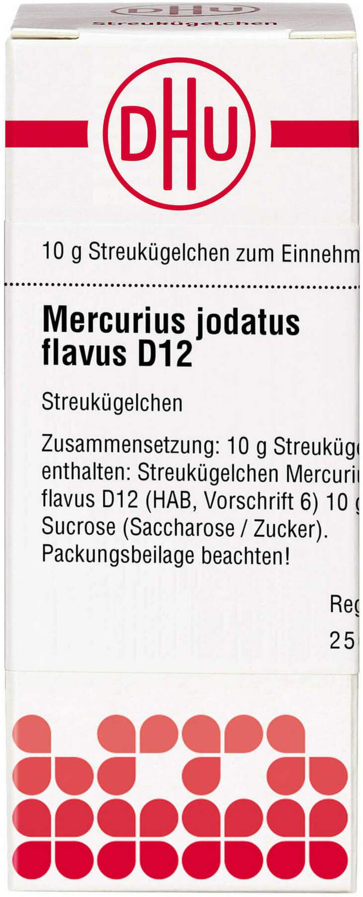 Dhu Mercurius Jodatus Flavus D12 Globuli 10 G
