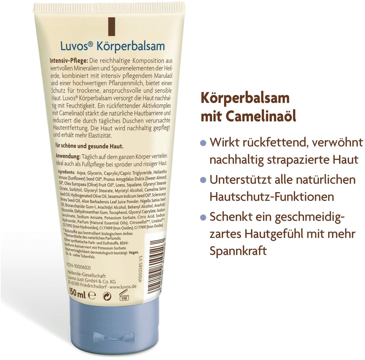 Luvos Naturkosmetik Körperbalsam Intensivpflege 150 ml