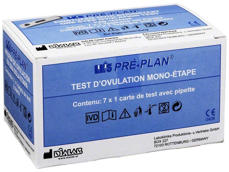 Ovulationstest Pre Plan Lh 7 Stück