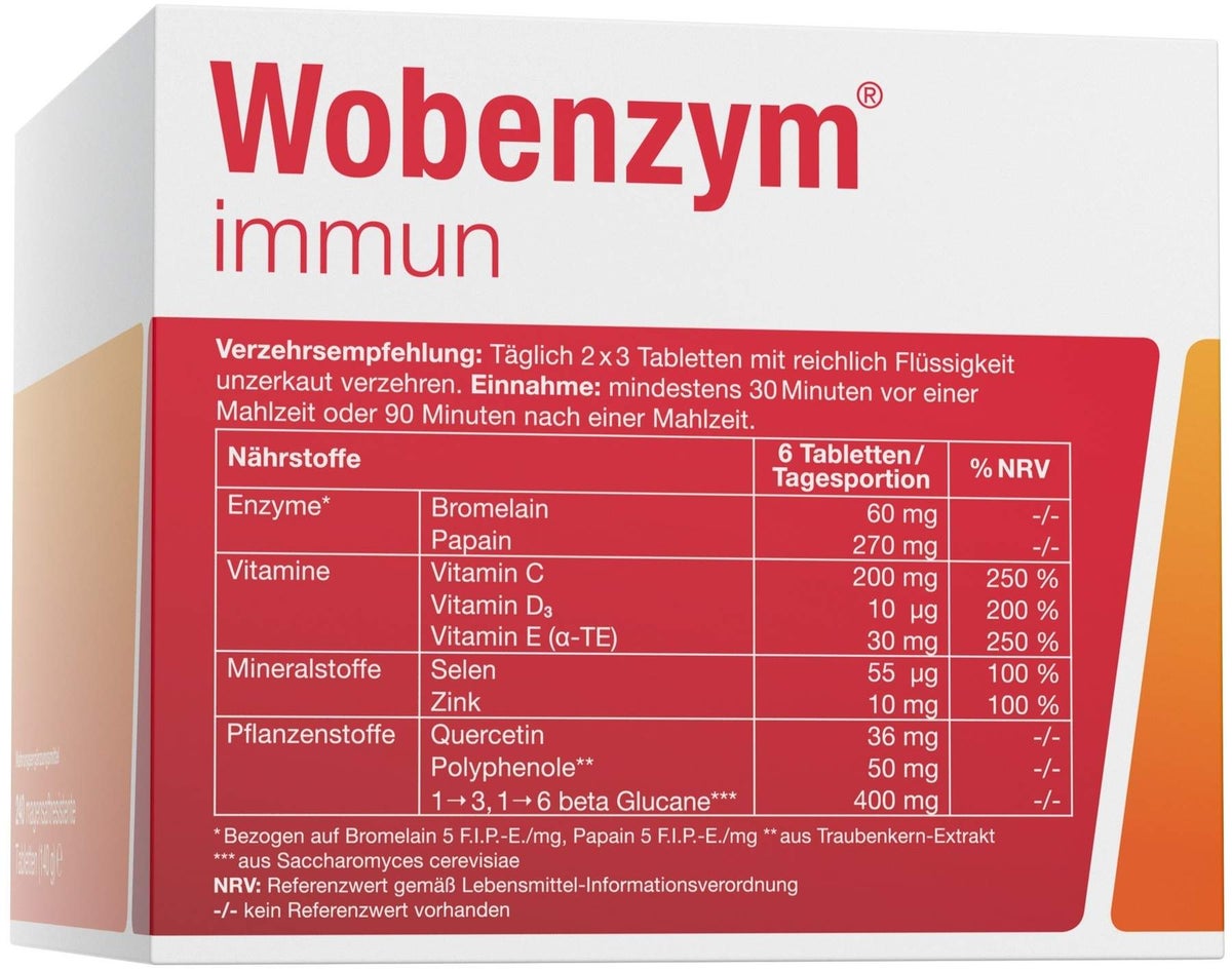 Wobenzym immun 240 Tabletten