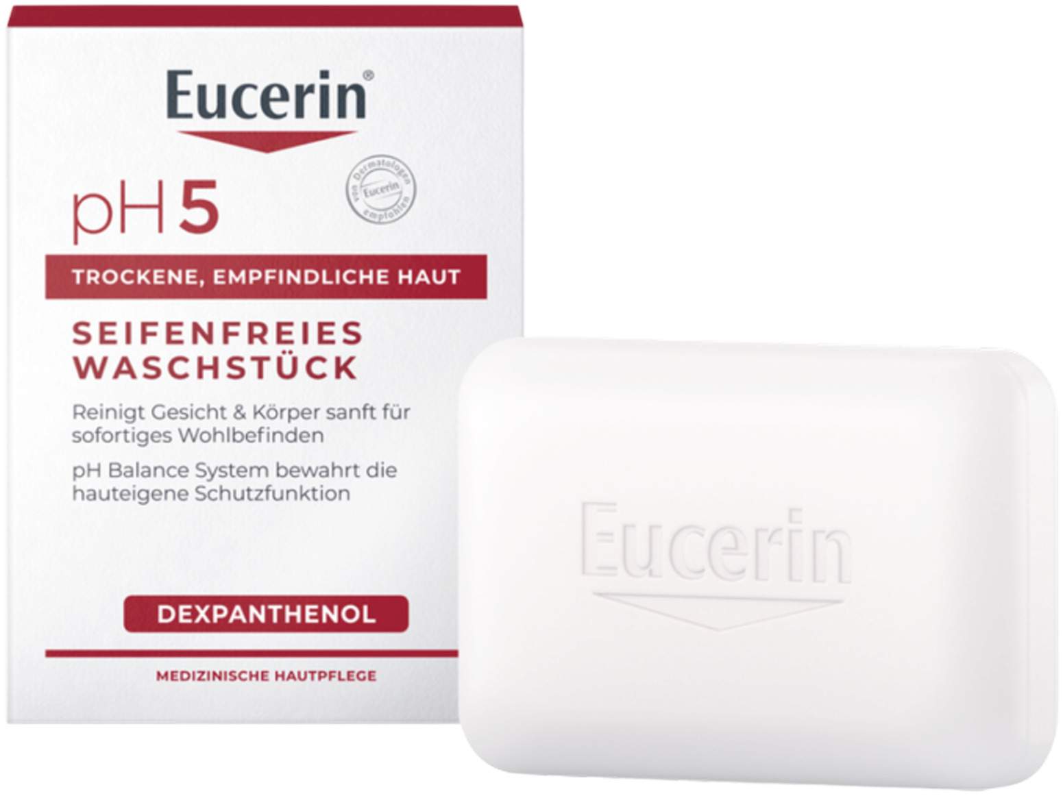 Eucerin pH5 seifenfreies Waschstück empfindliche Haut