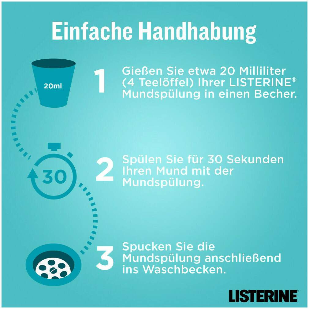 Listerine Cool Mint milder Geschmack 500 ml