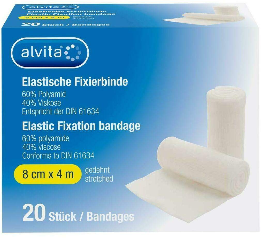 Alvita Elastische Fixierbinde 8 Cmx4 M