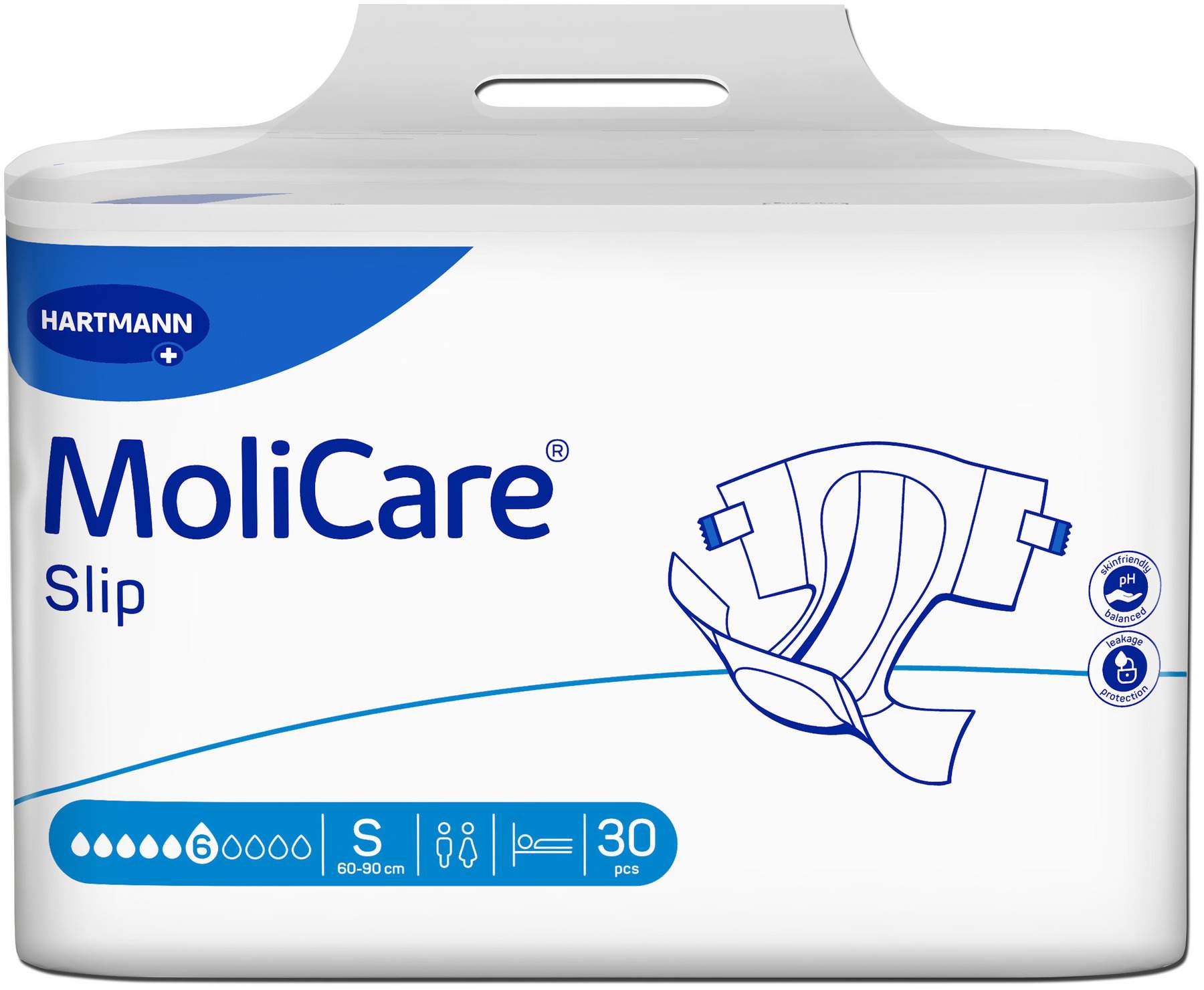 Molicare Slip 6 Tropfen Gr.S 30 Stück