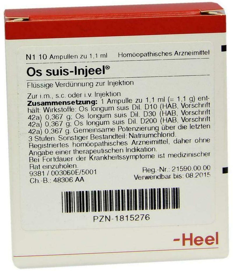 Os Suis Injeel 10 Ampullen