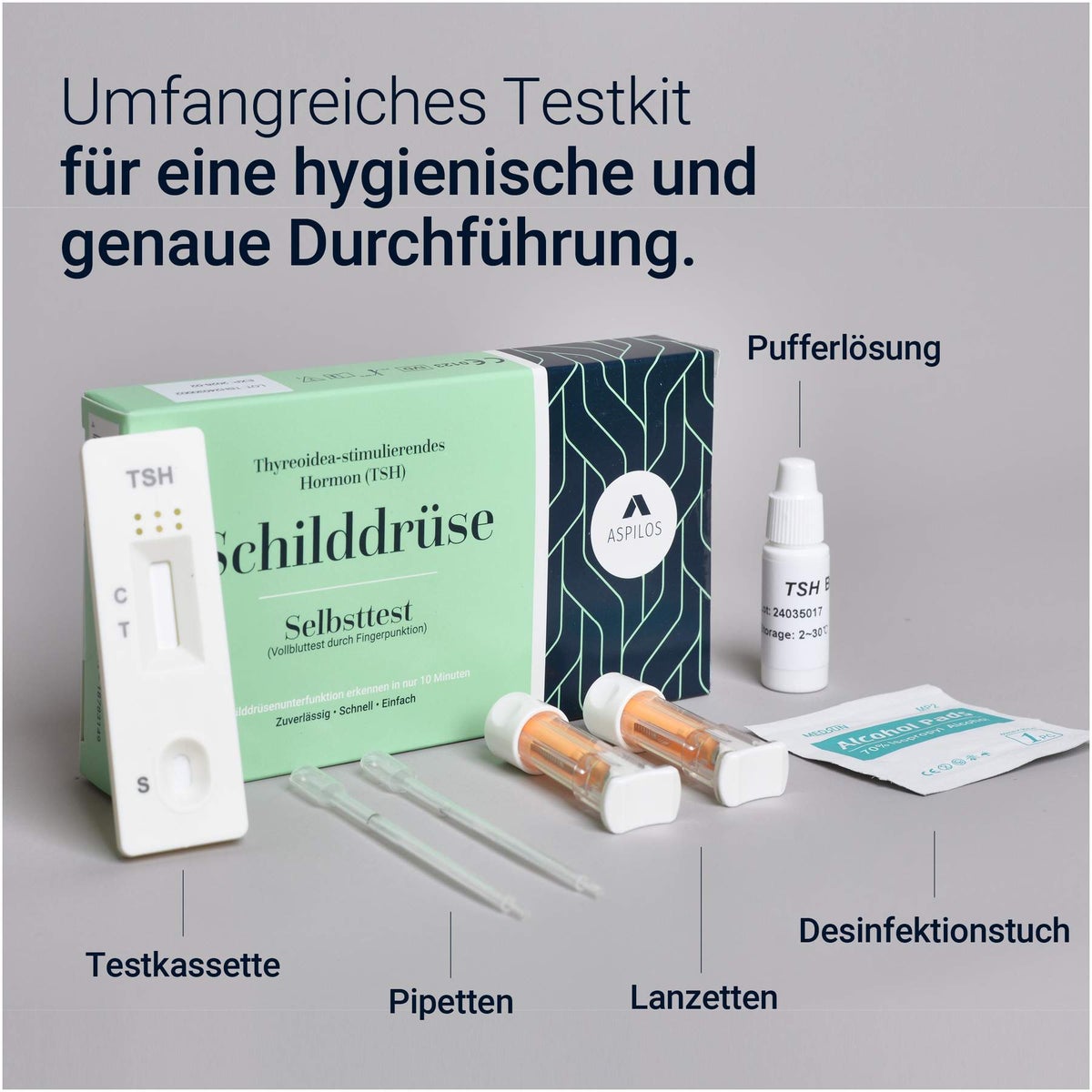 Aspilos Schilddrüse Selbsttest