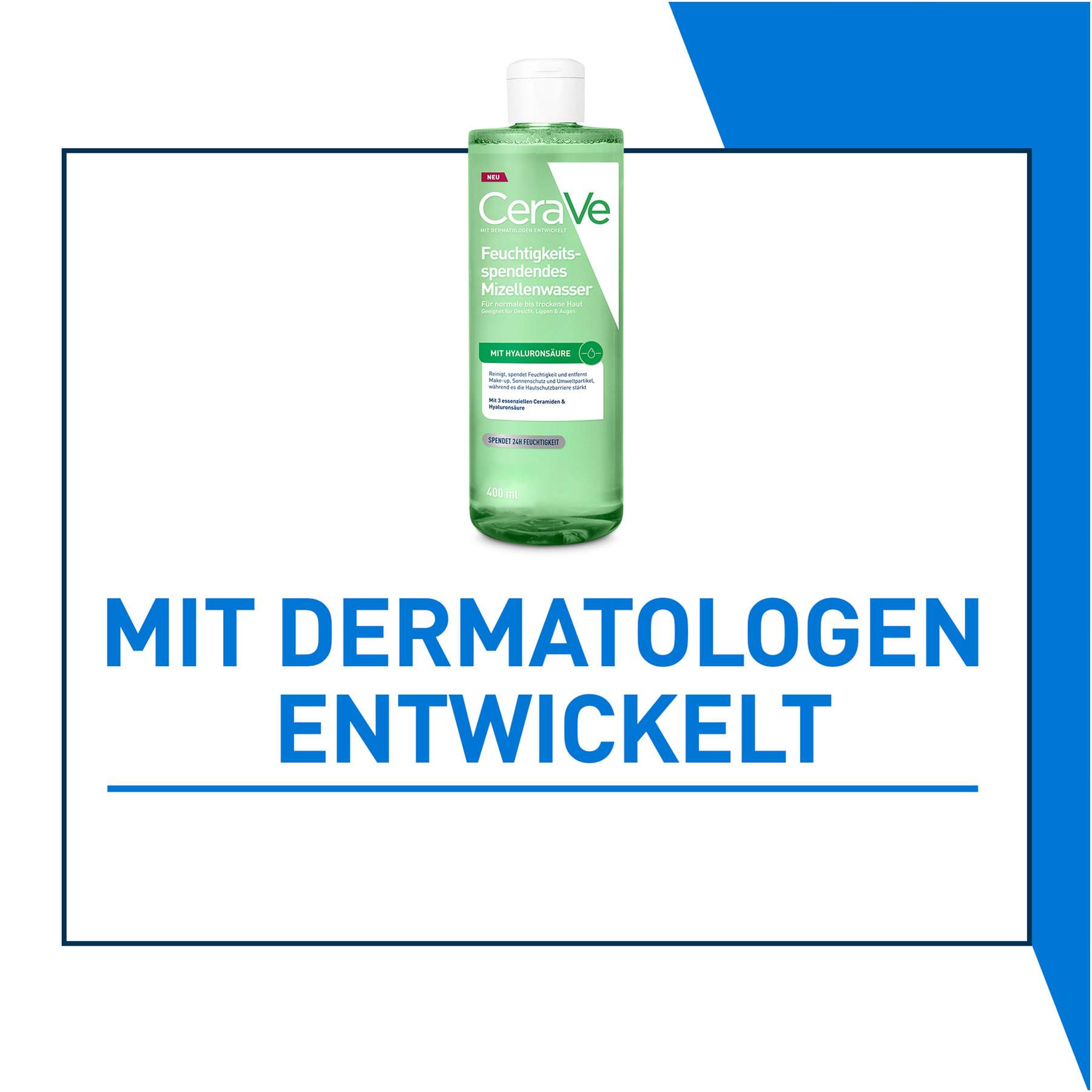 CeraVe feuchtigkeitsspendendes Mizellenwasser 400 ml