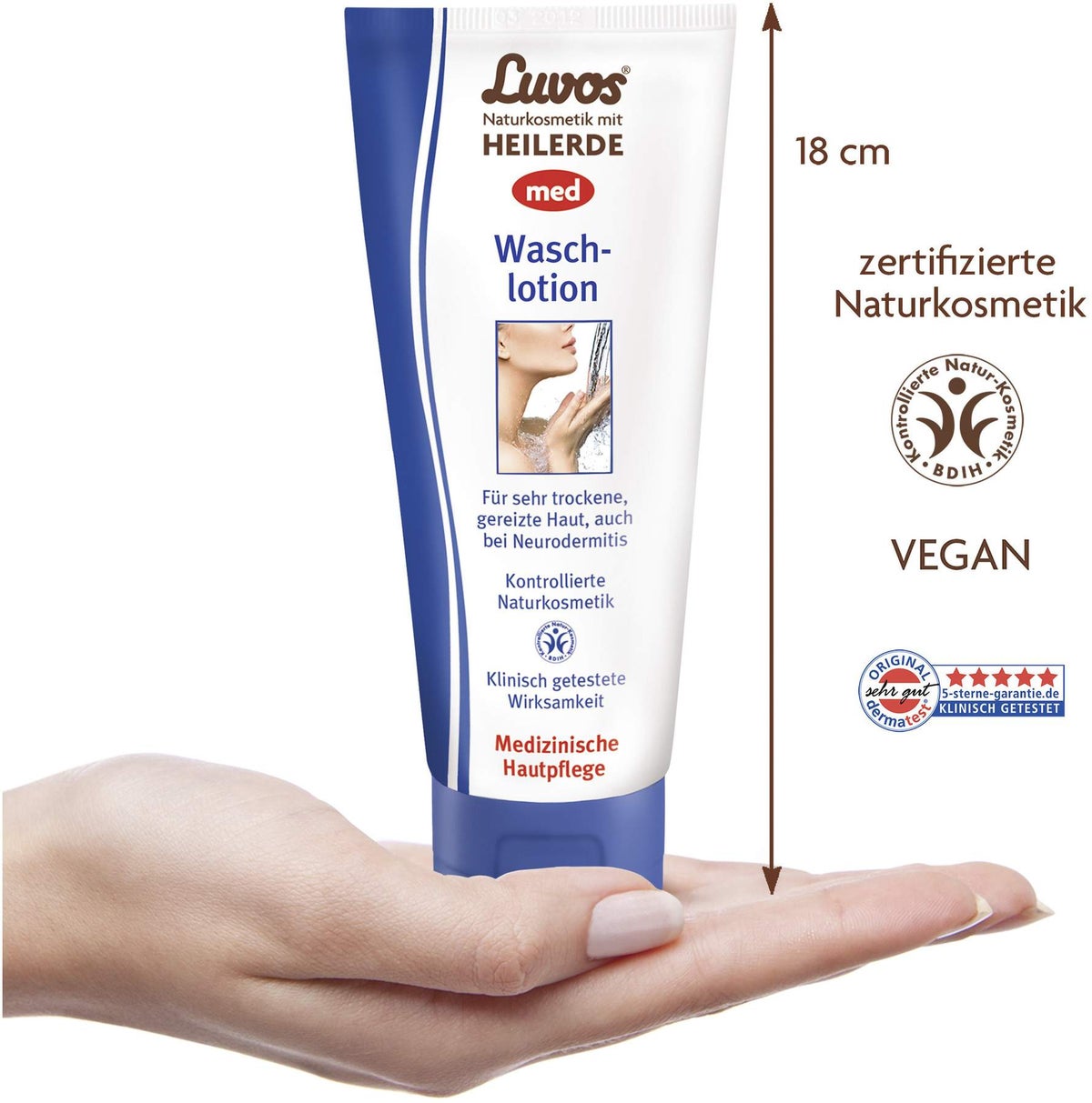 Luvos Naturkosmetik Med Wasch- und Duschlotion 200 ml Duschgel
