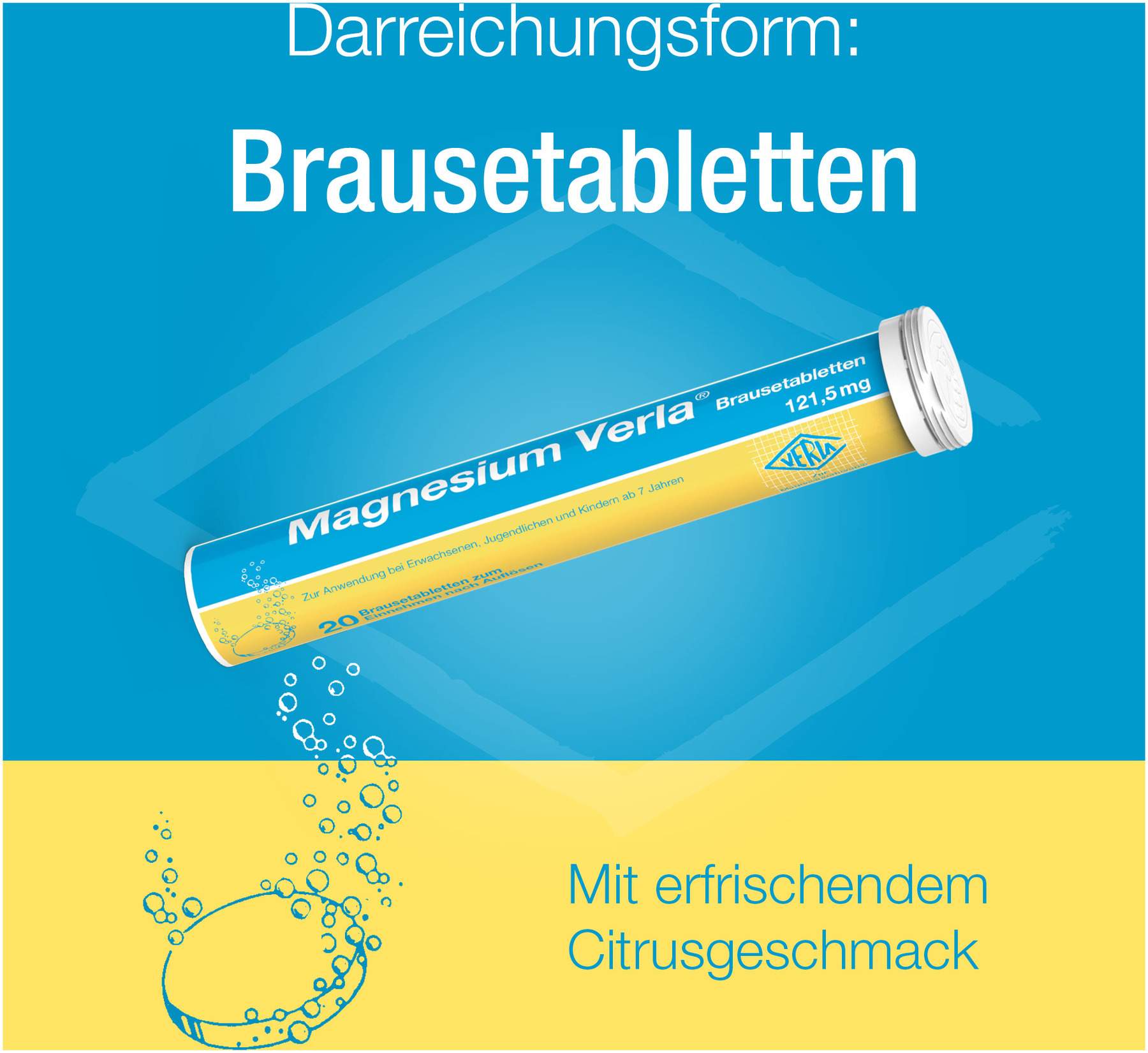 Magnesium Verla Brausetabletten 20 Stück