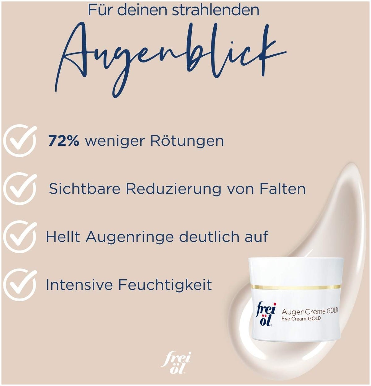 Frei Öl Hydrolipid AugenCreme GOLD 15 ml