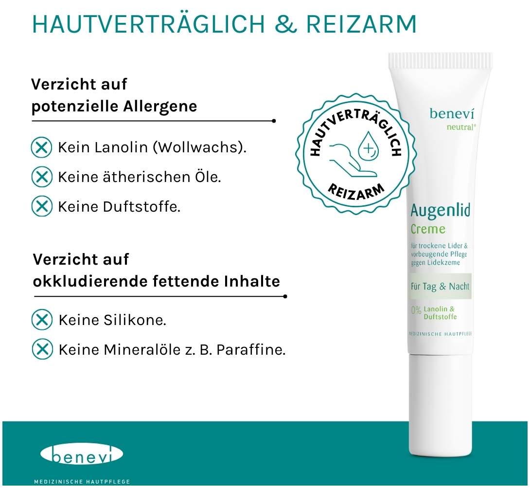 Benevi Neutral Augenlidcreme 15 G