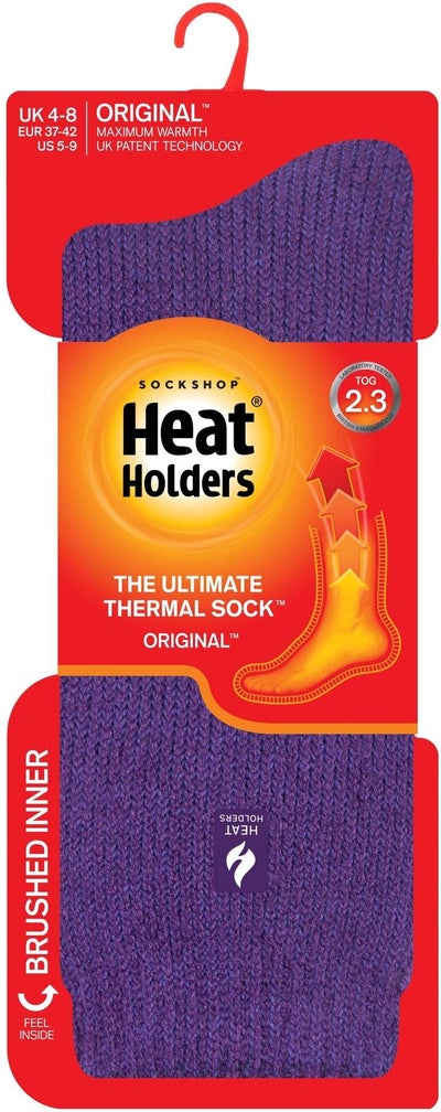 HeatHolders Thermosocken Lila 1 Paar Größe 37 bis 42