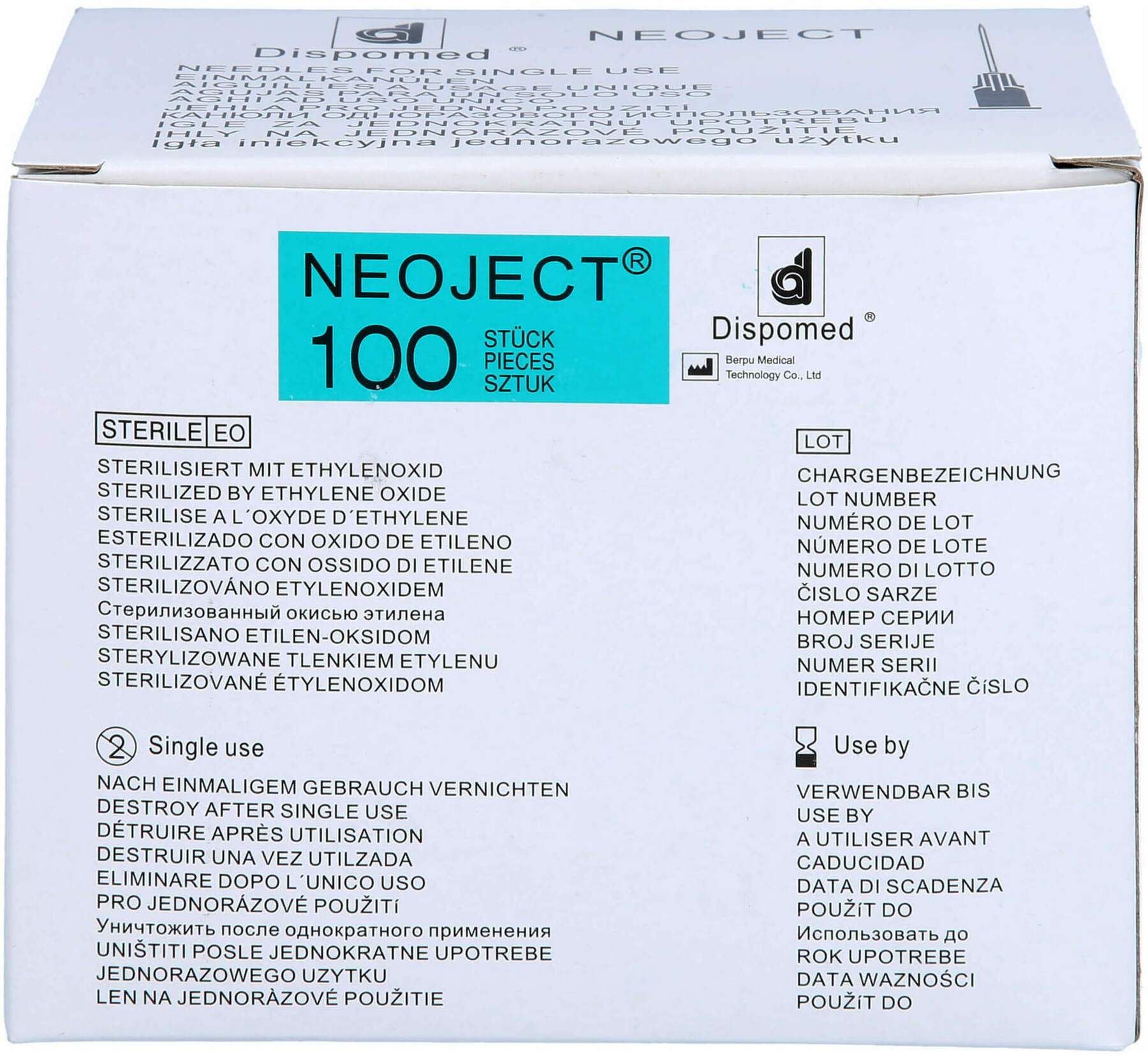 Kanülen Einmal Neoject Gr.1  0,9 X 40 mm 100 Stück