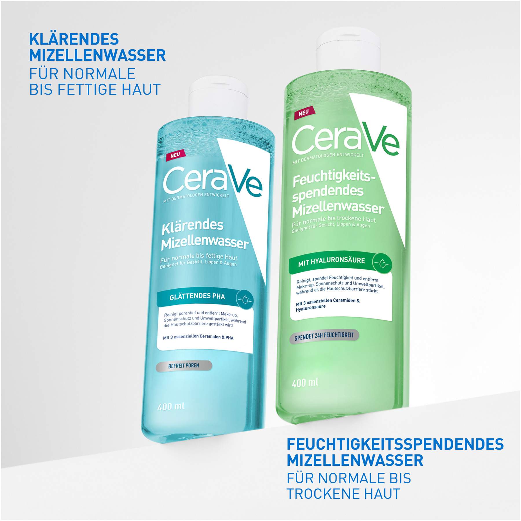 CeraVe feuchtigkeitsspendendes Mizellenwasser 400 ml