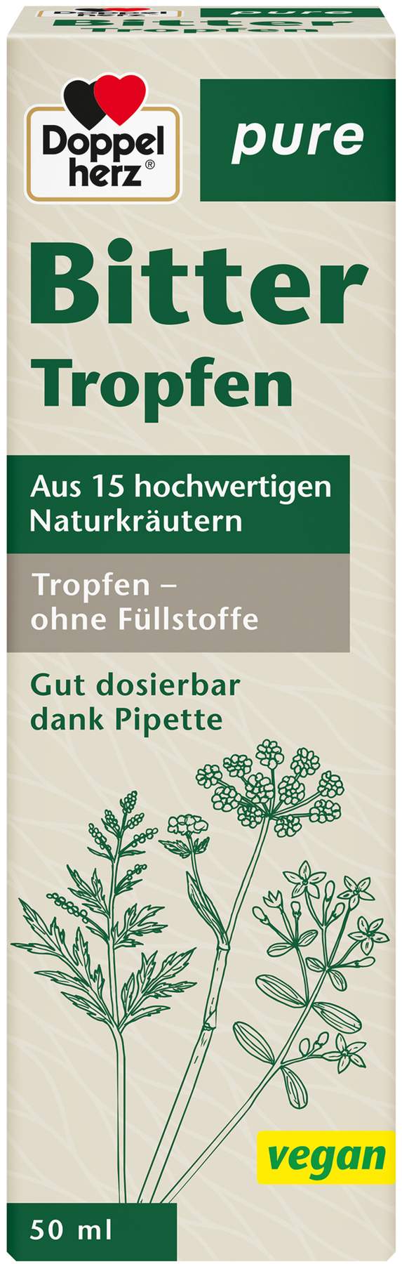 Doppelherz pure Bitter Tropfen 50 ml
