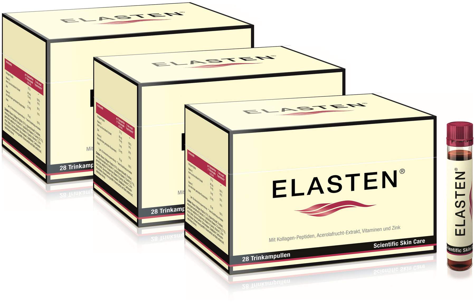 Sparset Elasten Trinkampullen 3 x 28 Stück