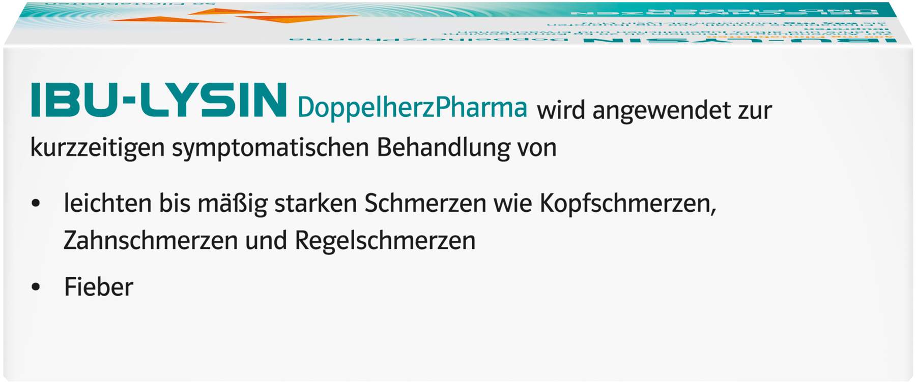 Ibu Lysin Doppelherz Pharma 400 mg 50 Filmtabletten