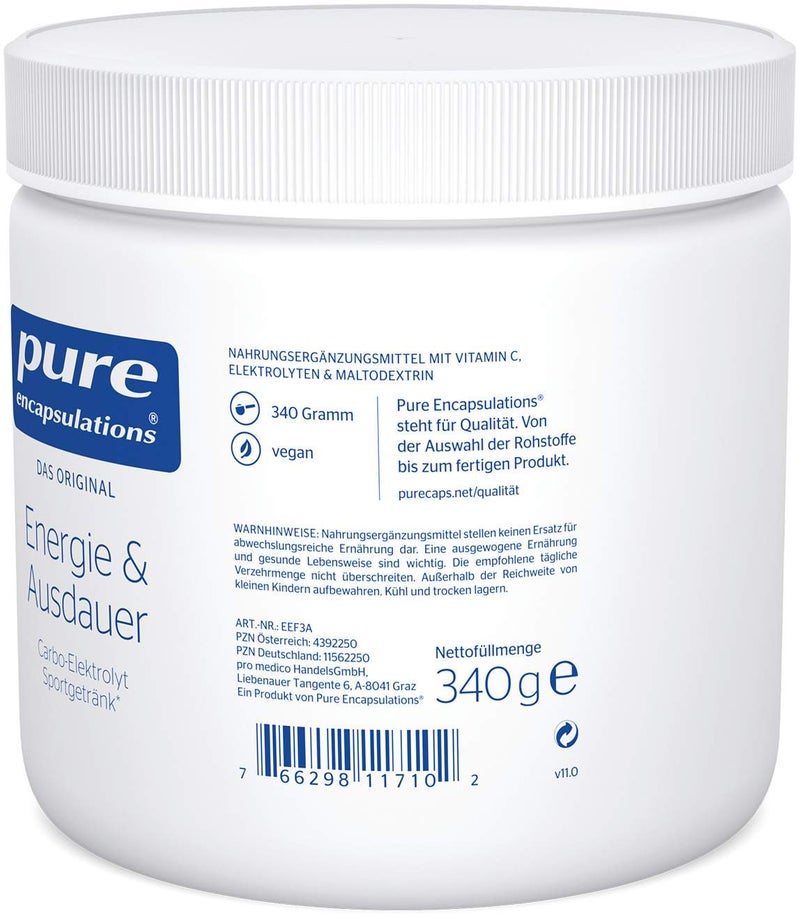 Pure Encapsulations Energie & Ausdauer 340 G  Pulver
