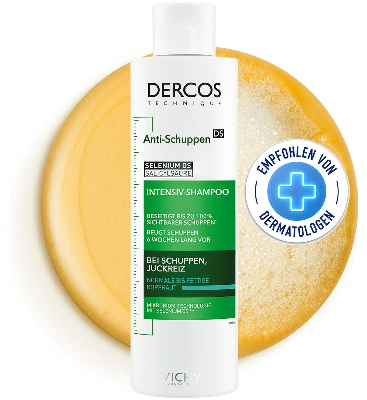 Vichy Dercos Anti-Schuppen Shampoo für fettige Kopfhaut 200 ml