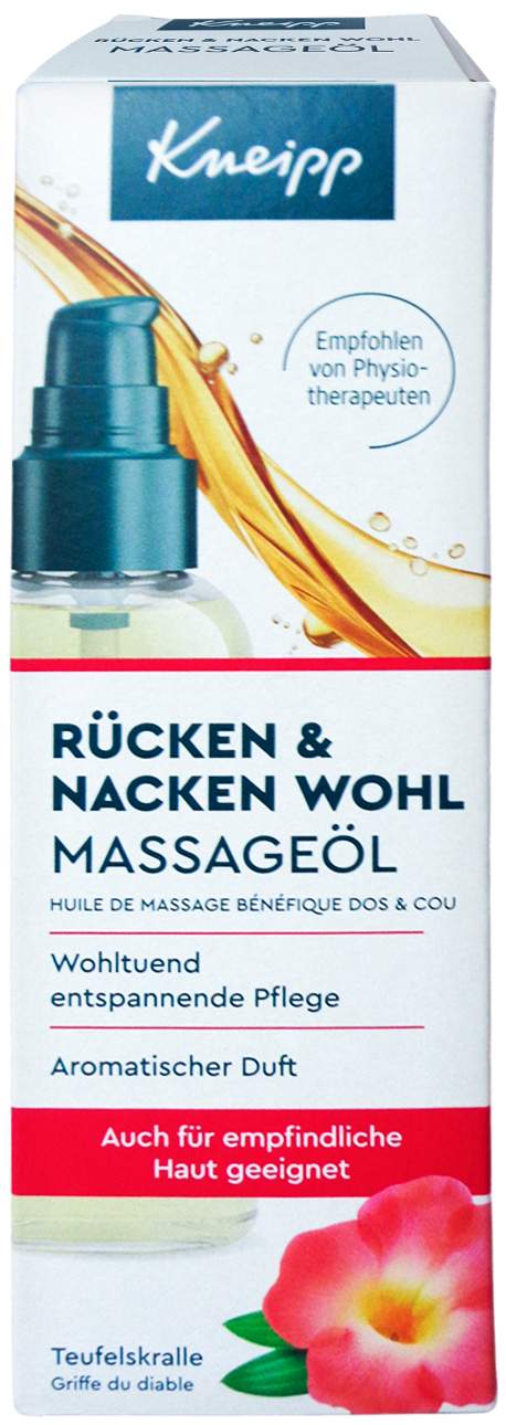 Kneipp Massageöl Rücken & Nacken Wohl 100 ml