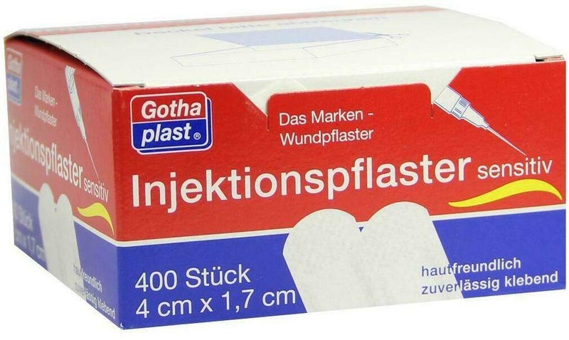 Gothaplast Injektionspflaster Sensitiv 1,7 cm X 4 cm  400 Stück