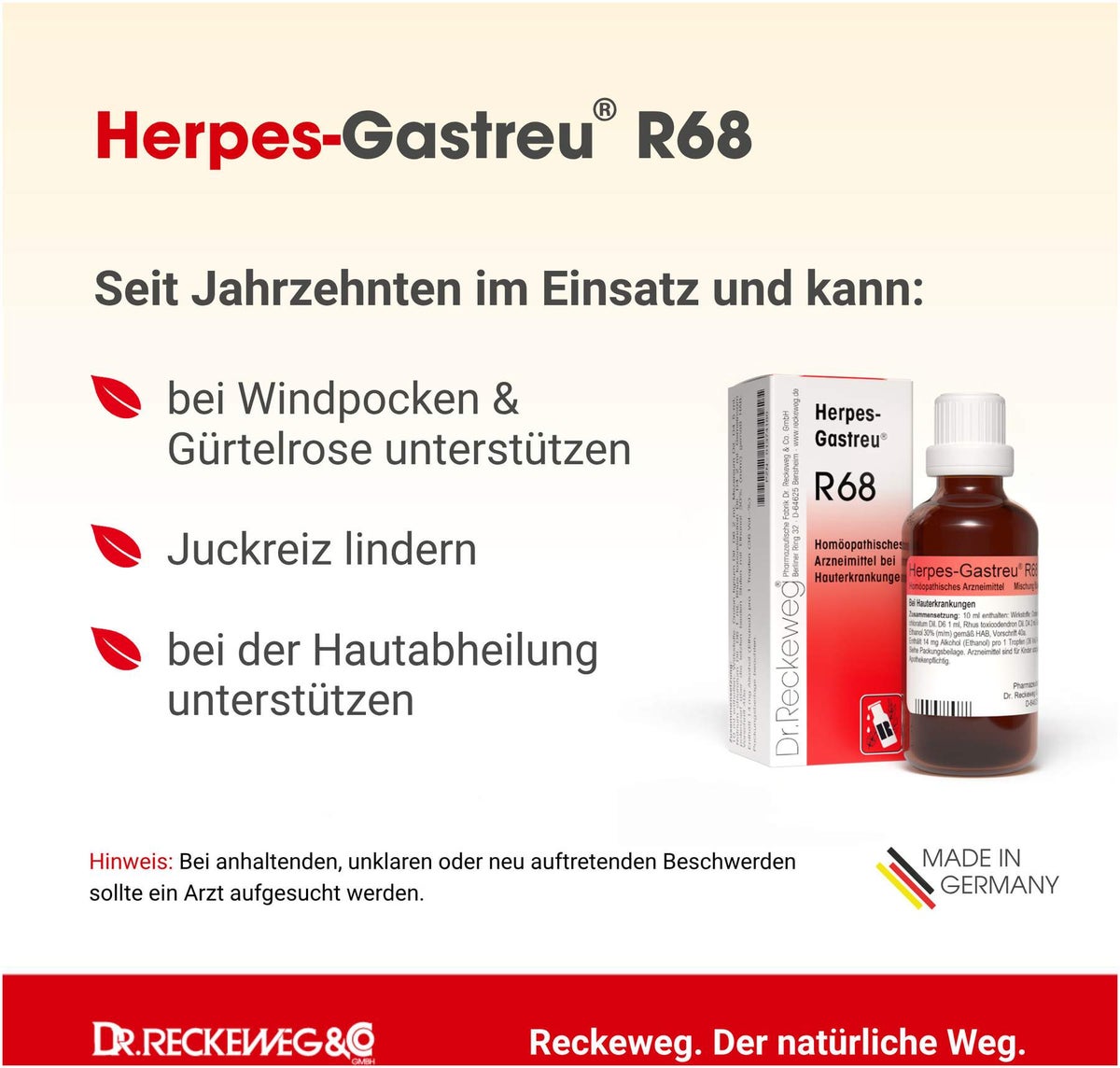 Herpes Gastreu R68 22 ml Tropfen zum Einnehmen