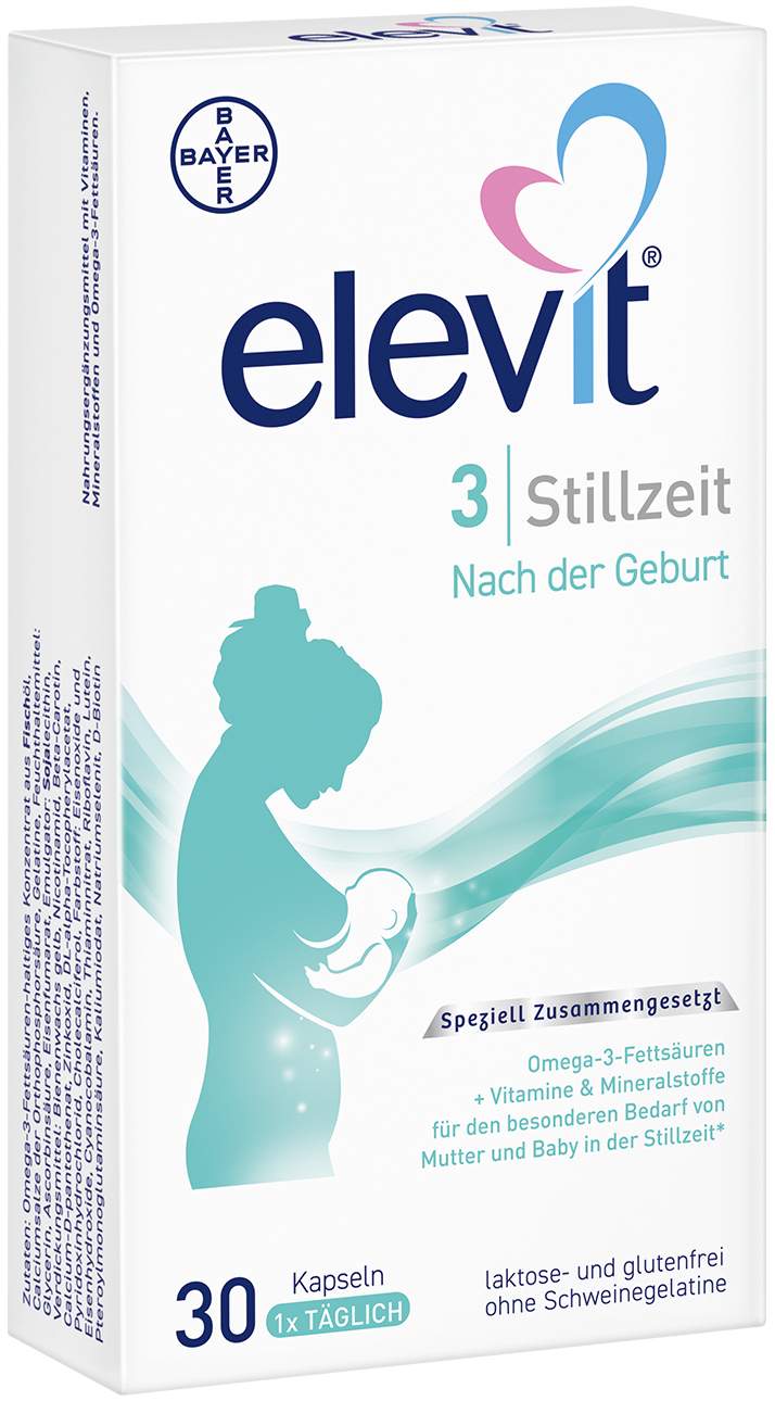 Elevit 3 Stillzeit 30 Weichkapseln