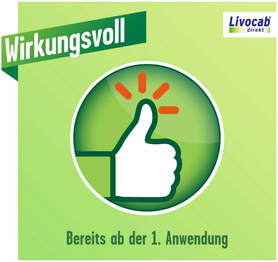Livocab direkt Kombipackung 4 ml Augentropfen + 5 ml Nasenspray 1 Kombipackung