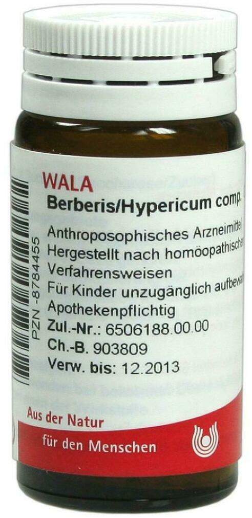Wala Berberis Hypericum Comp. 20 G Globuli