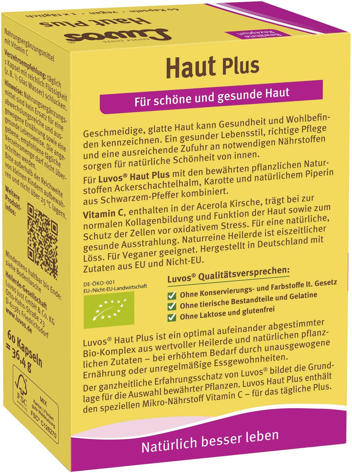 Luvos Heilerde Bio Haut Plus Kapseln