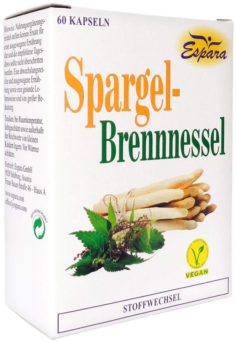 Spargel Brennessel Kapseln 60 Stk