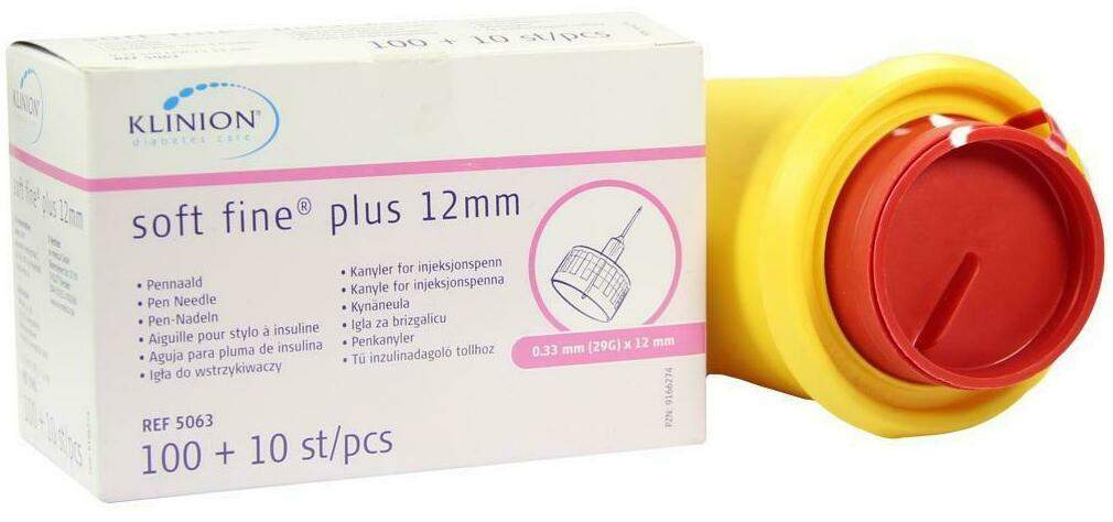 Klinion Soft Fine Plus Kanülen 12mm 29g 0,33mm