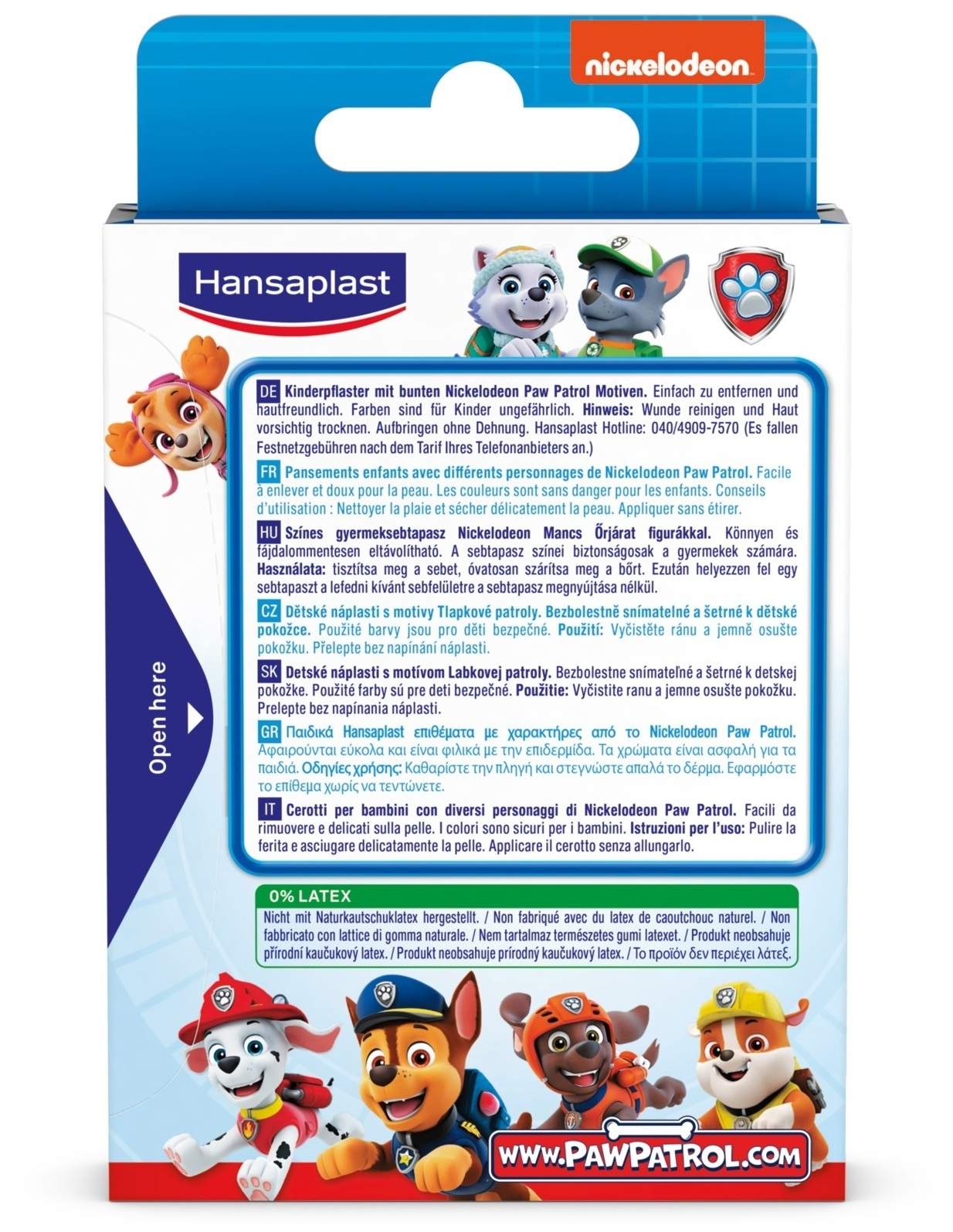 Hansaplast Kinder Pflasterstrips Paw Patrol 20 Strips