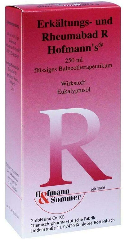 Erkältungs- und Rheumabad R Hofmann s 250 ml Bad