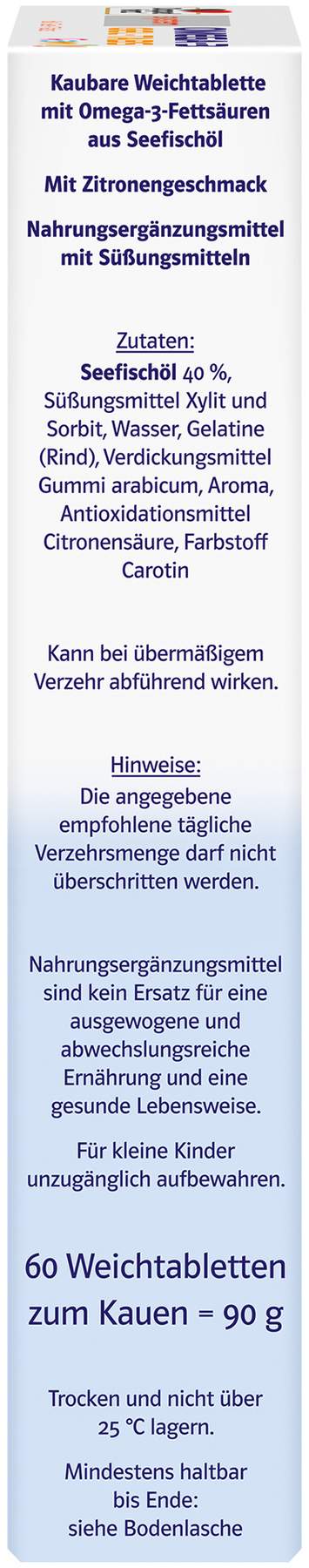 Doppelherz system Omega3 family Gel - Tabs 60 Kautabletten