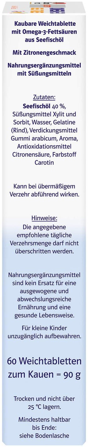 Doppelherz system Omega3 family Gel - Tabs 60 Kautabletten