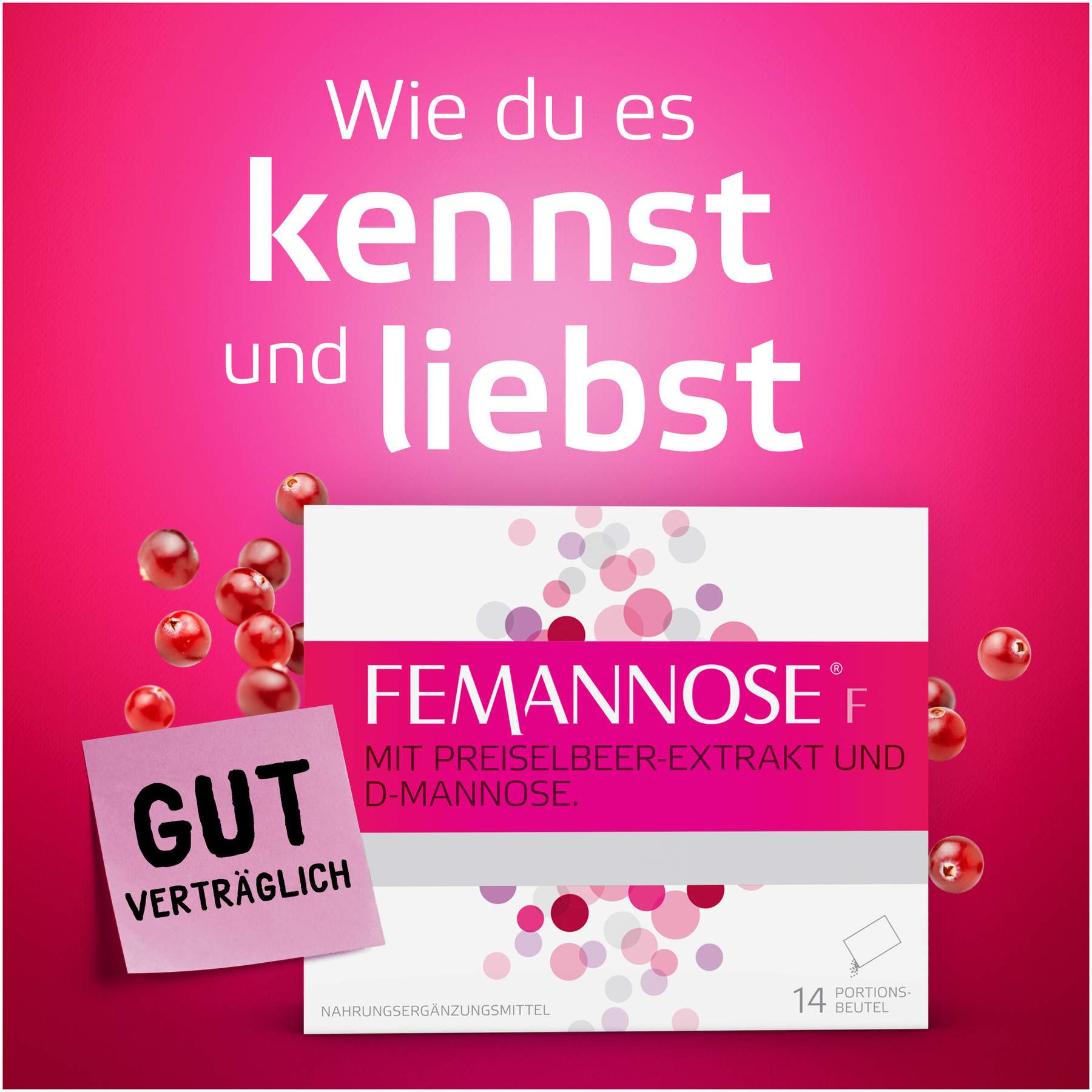 Femannose F Granulat 14 Portionsbeutel