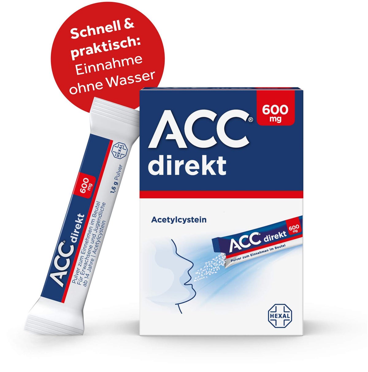 ACC direkt 600 mg Pulver 20 Beutel