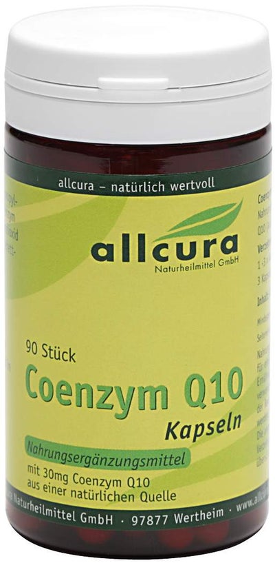 Coenzym Q10 Kapseln 30 mg 90 Kapseln