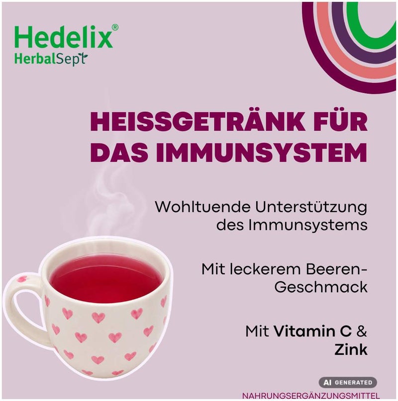 Hedelix HerbalSept Heißgetränk heiße Beere 10 Sachets