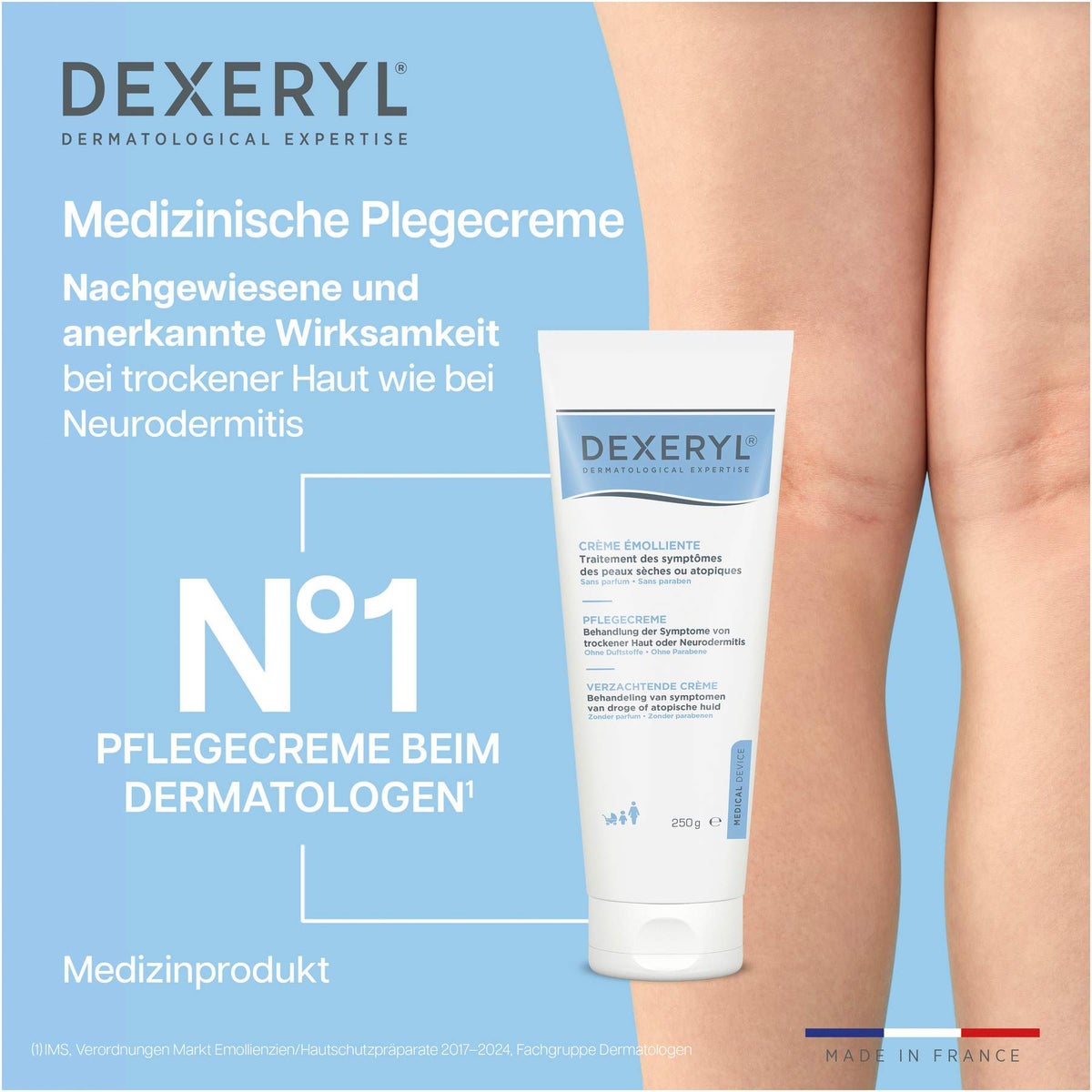 Dexeryl Pflegecreme 250 g