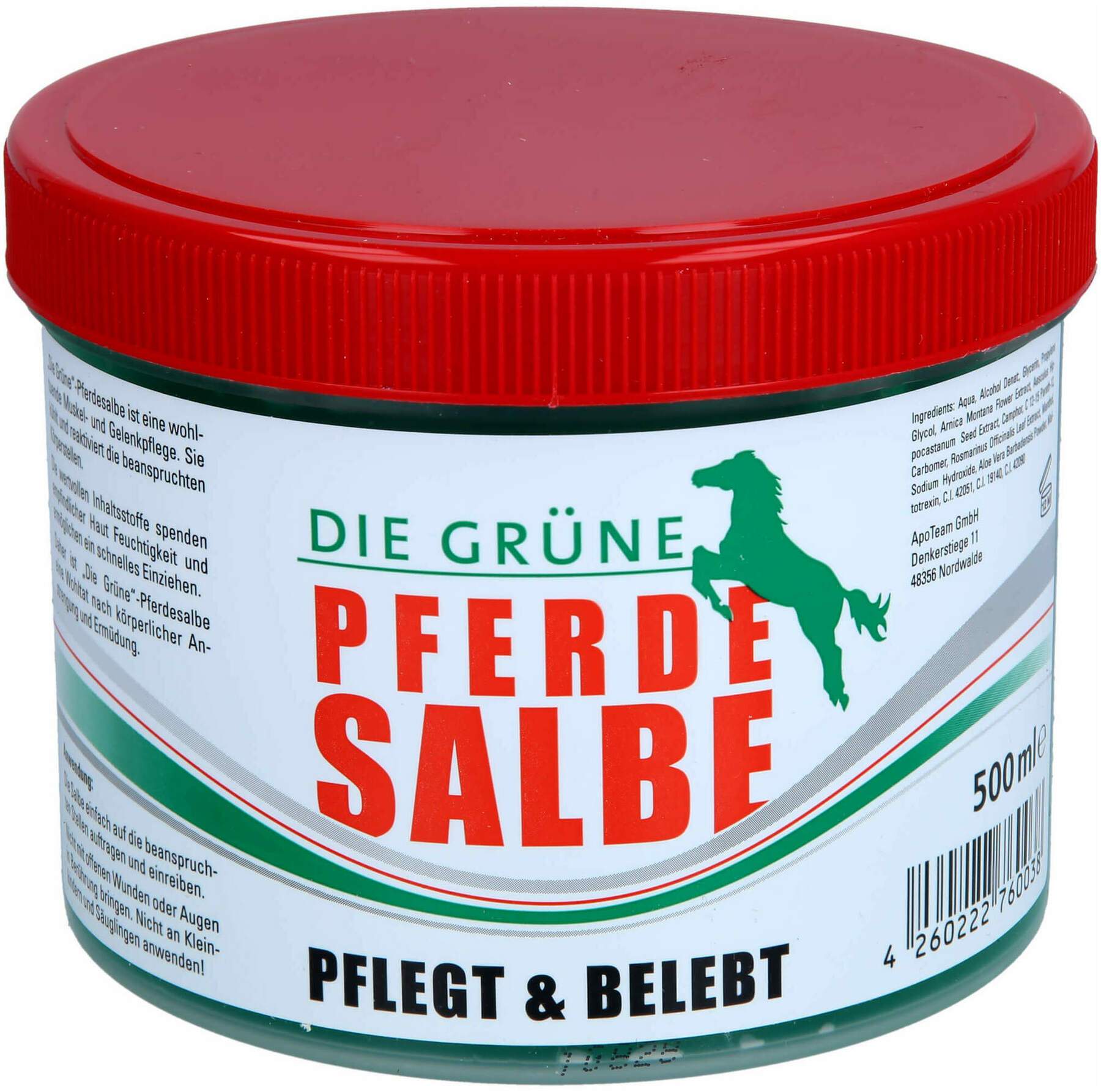 Pferdesalbe die Grüne 500ml