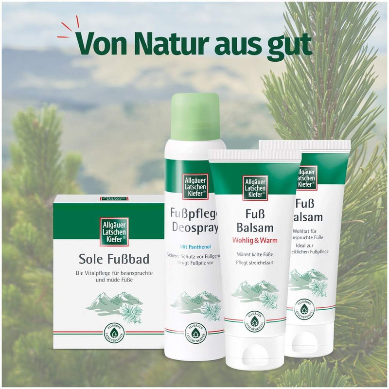 Allgäuer Latschenkiefer Sole Fußbad 10 x 10 g
