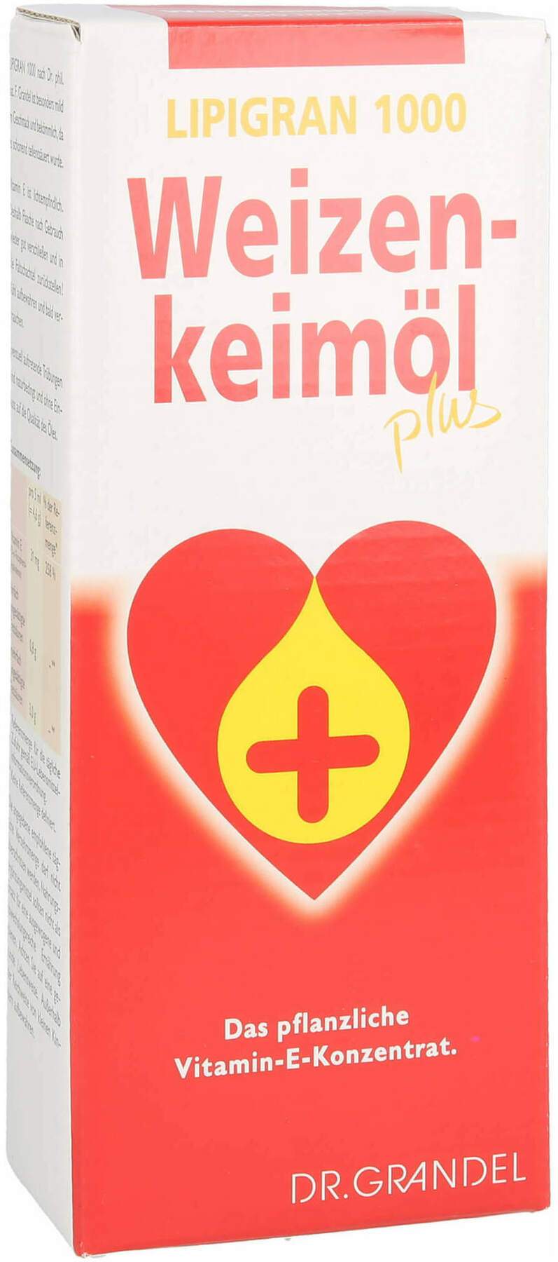Weizenkeimöl Plus 1000 Lipigran Grandel