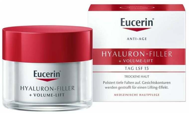 Eucerin Hyaluron Filler + Volume Lift Tagespflege Trockene Haut...