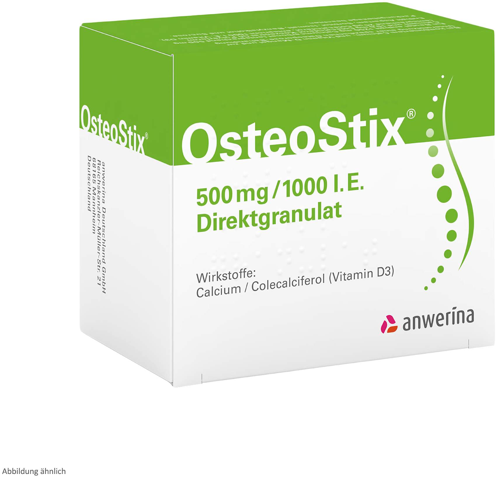 OsteoStix 500 mg-1000 I.E. Direktgranulat Beutel 120 Stk.
