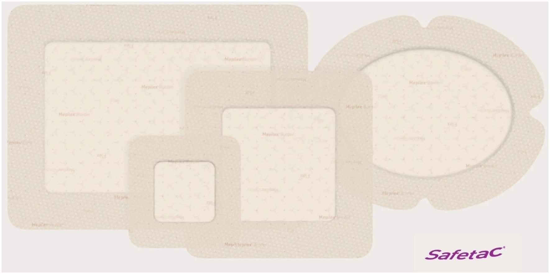 Mepilex Border Flex Lite Schaumverband 7,5x7,5 cm 5 Stück