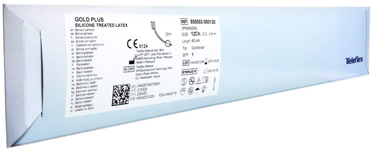Katheter Ballon Gold Plus Nelaton Ch12 30ml Latex