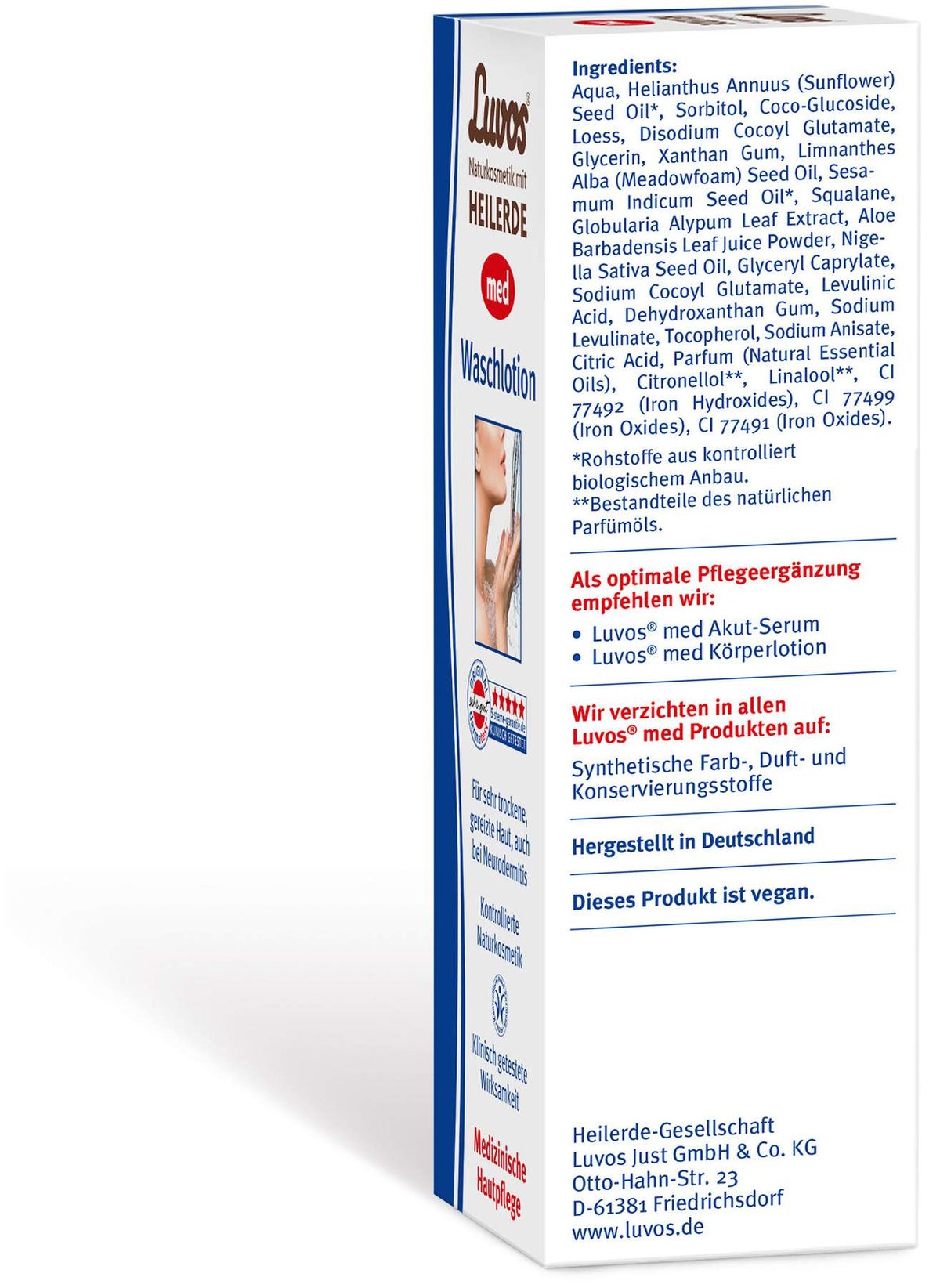Luvos Naturkosmetik Med Wasch- und Duschlotion 200 ml Duschgel