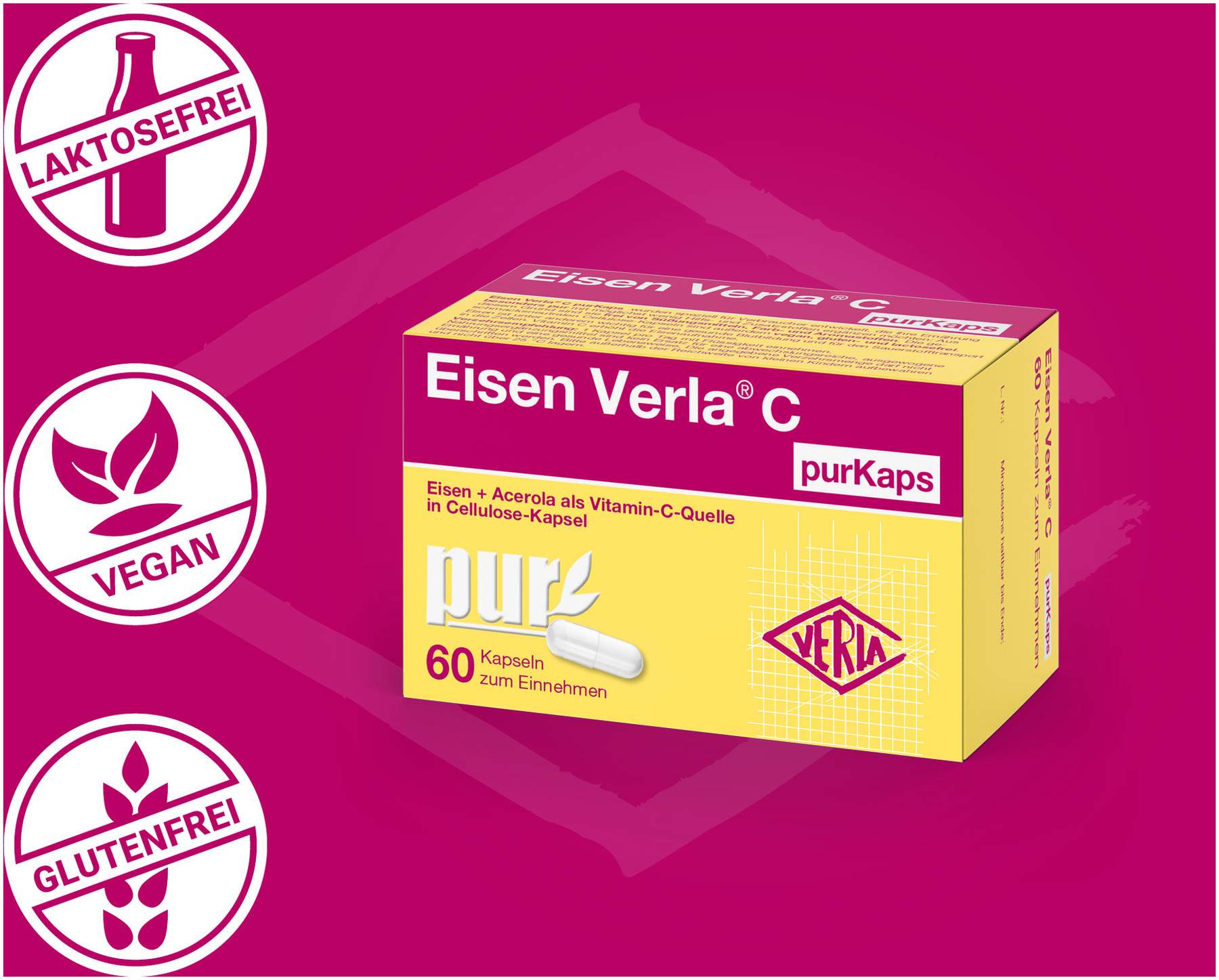 Eisen Verla C purKaps 60 Kapseln